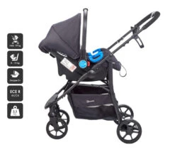 Babygo Style Black 3-in-1 Kinderwagen Incl. Autostoel 6323 -BabyGo Verkoopwinkel 6323 style3in1 black 8 babygo 1