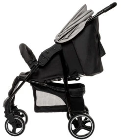 Babygo Basket Grey Melange Wandelwagen Incl. Autostoel 64012 -BabyGo Verkoopwinkel Babygo Basket Grey Melange Wandelwagen 6402 2 1