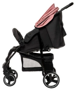 Babygo Basket Pink Melange Wandelwagen 6403 -BabyGo Verkoopwinkel Babygo Basket Pink Melange Wandelwagen 6403 1