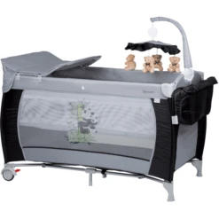 BabyGO Reisbed Sleeper Deluxe Black