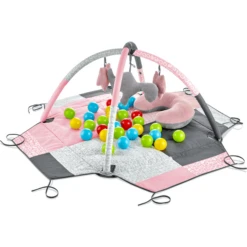 BabyGO - Speelmat Met Ballen Roze -BabyGo Verkoopwinkel babygo speelmat met ballen roze a412142 3