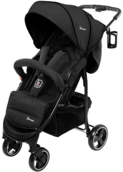 Babygo Basket Dark Grey Melange Wandelwagen Incl. Autostoel 64011 -BabyGo Verkoopwinkel babygo basket dark grey melange wandelwagen 6401 1