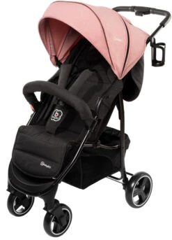 Babygo Basket Pink Melange Wandelwagen Incl. Autostoel 64013 -BabyGo Verkoopwinkel babygo basket pink melange wandelwagen 6403