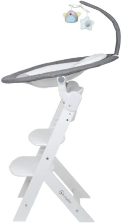 Babygo Homey Set Grey/White Babyschommel En Kinderstoel 19024 -BabyGo Verkoopwinkel babygo homey set greywhite babyschommel en kinderstoel 19024 5