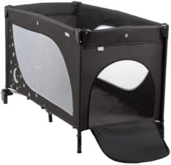 Babygo MoonStars Black Melange Campingbed 4803 -BabyGo Verkoopwinkel babygo moonstars black campingbed 3