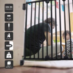 Babygo Safety BabySecure Wallfix Black Traphek 4062 23 Babygo Safety BabySecure Wallfix Black Traphek 4062 -BabyGo Verkoopwinkel babygo safety babysecure wallfi12 black traphek 4062 x 1 1