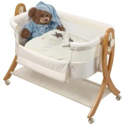 Babygo SideBySide Creme Wieg Aan Bed 4161 -BabyGo Verkoopwinkel babygo sidebyside creme wieg aan bed 4161 8