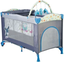 Babygo Sleepwell Blue Campingbed Met Bodemverhoger 4404 7 Babygo Sleepwell Blue Campingbed Met Bodemverhoger 4404 -BabyGo Verkoopwinkel babygo sleepwell blue campingbed met bodemverhoger 1