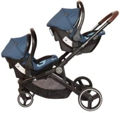 Babygo Twinner Blue Tandem Duowagen Incl. 2 Autostoelen -BabyGo Verkoopwinkel babygo twinner blue tandem duowagen 7502 2 1