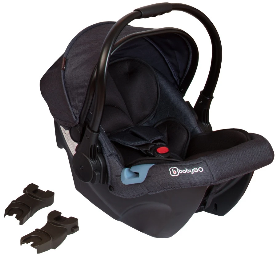 Babygo Twinner Grey Tandem Duowagen Incl. 2 Autostoelen - Afbeelding 5