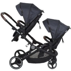 Babygo Twinner Blue Tandem Duowagen Incl. 2 Autostoelen -BabyGo Verkoopwinkel babygo twinner tandem duowagen 10 2