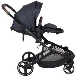 Babygo Twinner Grey Tandem Duowagen Incl. 2 Autostoelen -BabyGo Verkoopwinkel babygo twinner tandem duowagen 14 2 2