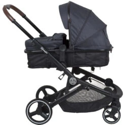 Babygo Twinner Grey Tandem Duowagen Incl. 2 Autostoelen -BabyGo Verkoopwinkel babygo twinner tandem duowagen 18 2 1