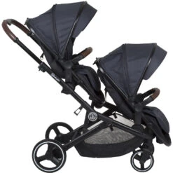Babygo Twinner Grey Tandem Duowagen Incl. 2 Autostoelen -BabyGo Verkoopwinkel babygo twinner tandem duowagen 20 2 1