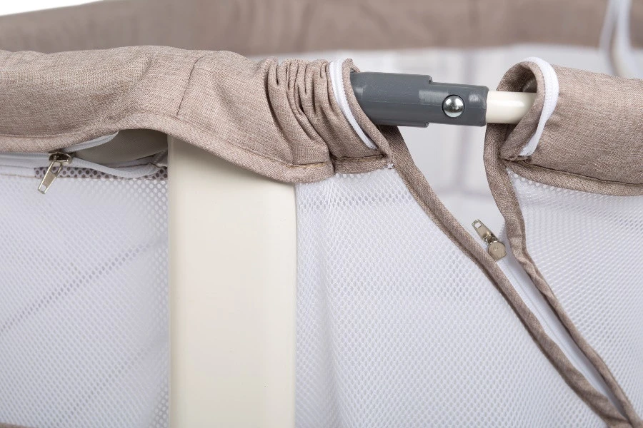 Babygo Vivaldi Beige Wieg Aan Bed 4652 7 Babygo Vivaldi Beige Wieg Aan Bed 4652 - Afbeelding 5