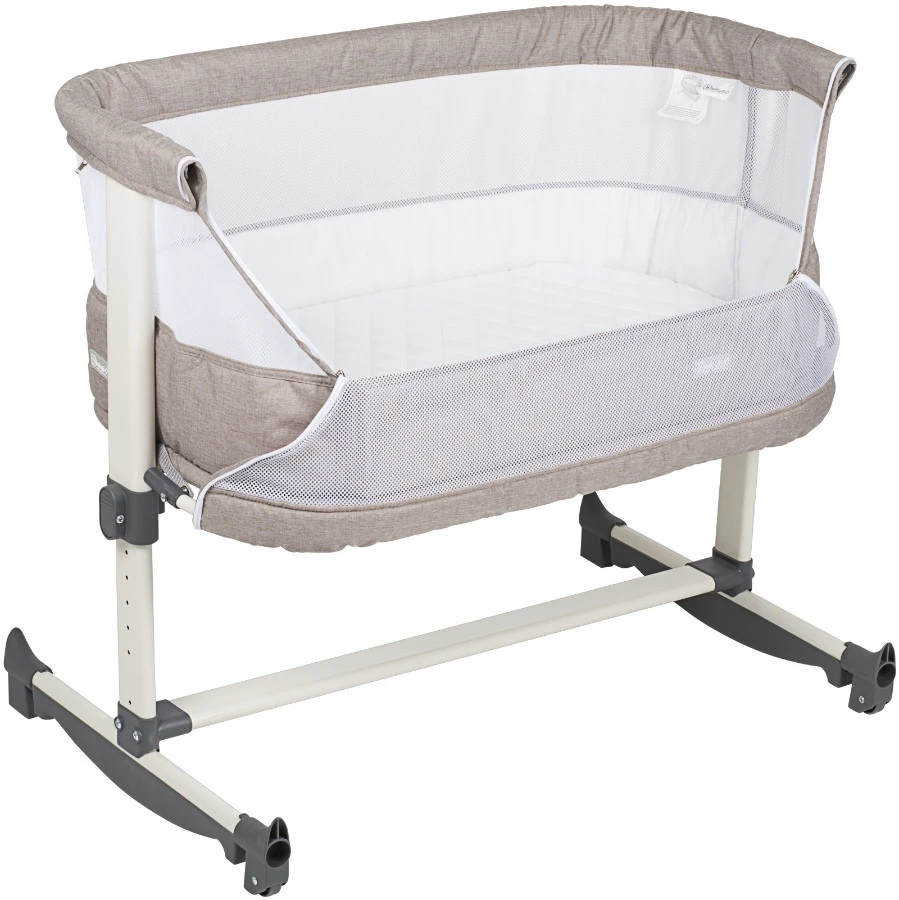 Babygo Vivaldi Beige Wieg Aan Bed 4652 4 Babygo Vivaldi Beige Wieg Aan Bed 4652 - Afbeelding 2