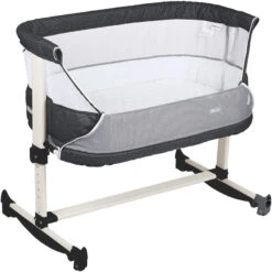 Babygo Vivaldi Dark Grey Wieg Aan Bed 4653 -BabyGo Verkoopwinkel babygo vivaldi dark grey wieg aan bed 4653 2