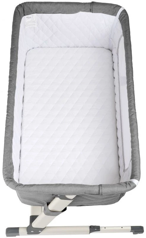 Babygo Together Grey Wieg Aan Bed 4601 5 Babygo Together Grey Wieg Aan Bed 4601 - Afbeelding 3